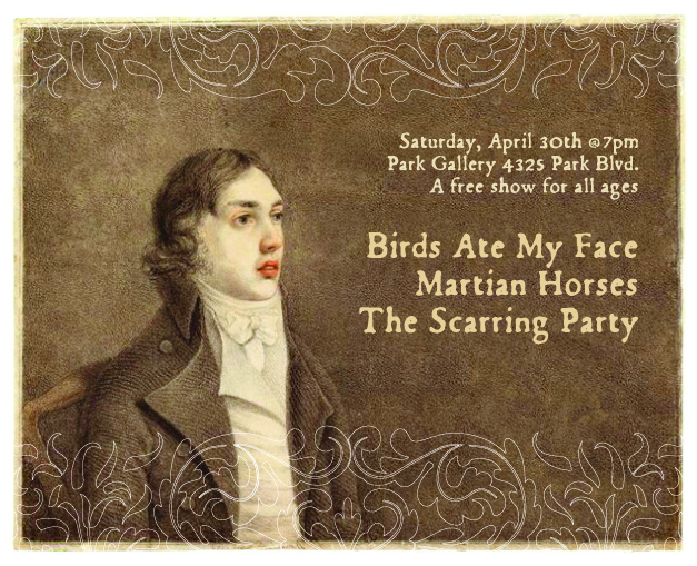 Saturday, April 30th @ The Park Gallery